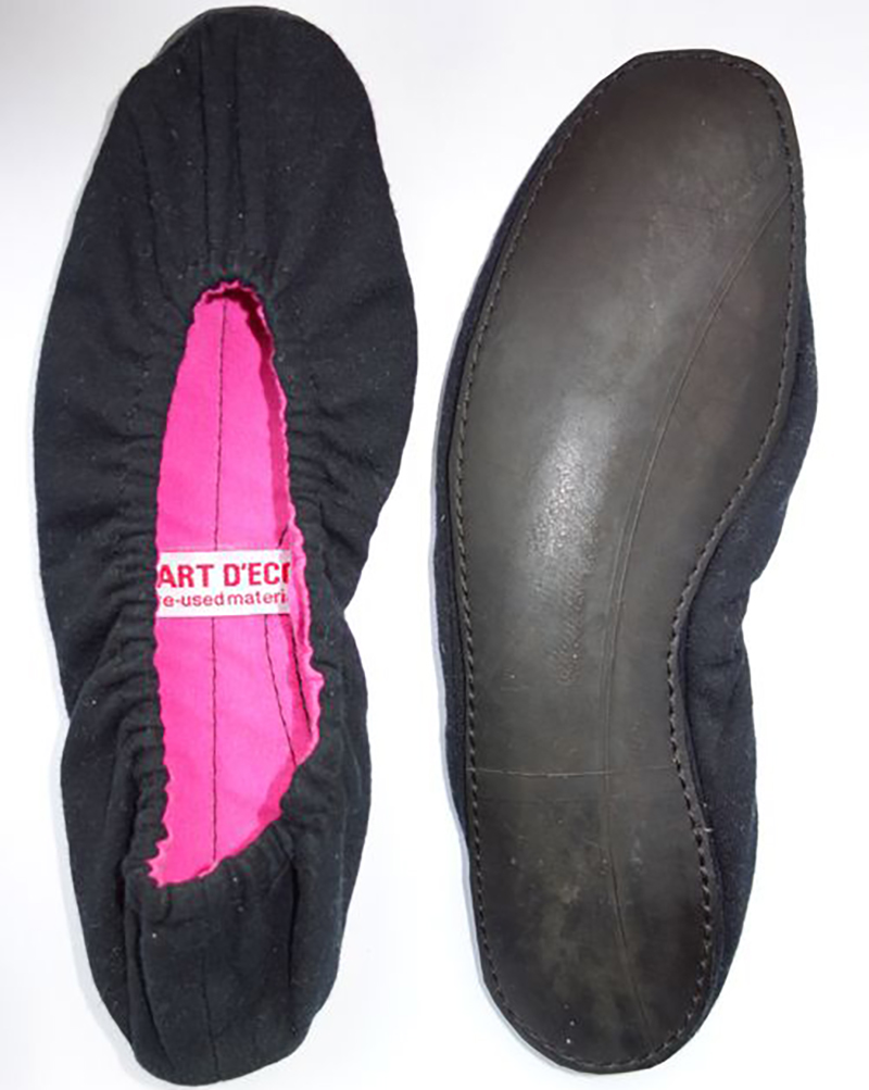 Gym slipper # black pink/ size39 